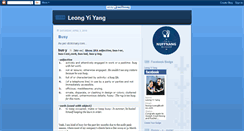 Desktop Screenshot of leongyiyang.blogspot.com