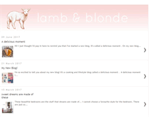 Tablet Screenshot of lambandblonde.blogspot.com