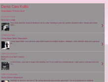 Tablet Screenshot of denizcankutlu.blogspot.com