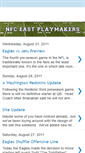 Mobile Screenshot of nfceastplaymakers.blogspot.com