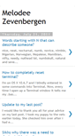 Mobile Screenshot of melodeezevenbergen.blogspot.com