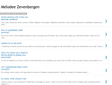 Tablet Screenshot of melodeezevenbergen.blogspot.com