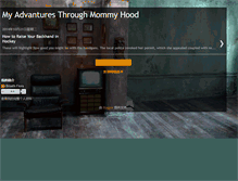 Tablet Screenshot of myadventuresthroughmommyhood.blogspot.com