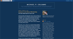 Desktop Screenshot of michaelpcolumns.blogspot.com