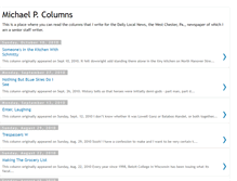 Tablet Screenshot of michaelpcolumns.blogspot.com