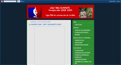 Desktop Screenshot of nbadunkers20082009.blogspot.com