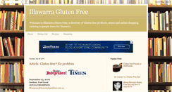 Desktop Screenshot of illawarraglutenfree.blogspot.com