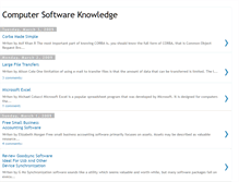 Tablet Screenshot of computer-software-knowledge.blogspot.com
