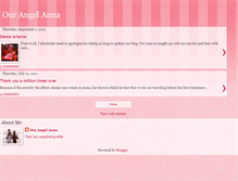 Tablet Screenshot of ourangelanna.blogspot.com