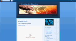 Desktop Screenshot of investigacioneducativa-nuevastec.blogspot.com