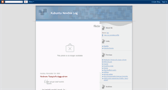 Desktop Screenshot of kubuntu-newbie.blogspot.com