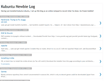 Tablet Screenshot of kubuntu-newbie.blogspot.com