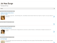 Tablet Screenshot of jai-maa-durge.blogspot.com