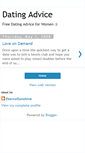 Mobile Screenshot of freedatingadviceforwomen.blogspot.com