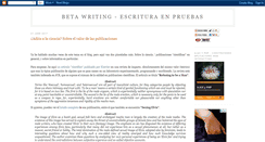 Desktop Screenshot of betawriting.blogspot.com