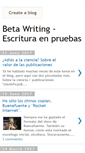 Mobile Screenshot of betawriting.blogspot.com