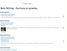 Tablet Screenshot of betawriting.blogspot.com