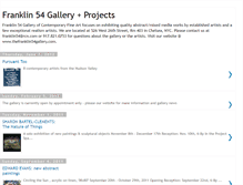 Tablet Screenshot of franklin54gallery.blogspot.com