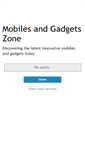 Mobile Screenshot of mobileandgadgetzone.blogspot.com