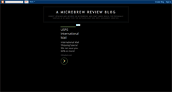 Desktop Screenshot of microbrewreview.blogspot.com