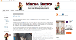 Desktop Screenshot of mama-rants.blogspot.com