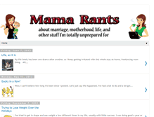 Tablet Screenshot of mama-rants.blogspot.com