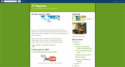 Desktop Screenshot of itmagician.blogspot.com