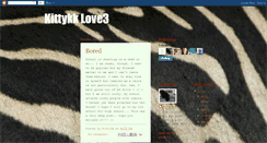 Desktop Screenshot of kittykklove3.blogspot.com