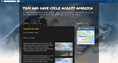 Desktop Screenshot of cycle-across-america.blogspot.com