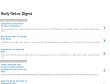 Tablet Screenshot of body-detox-digest.blogspot.com