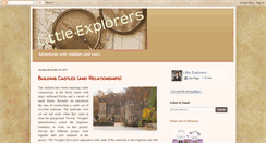 Desktop Screenshot of littleexplorersblog.blogspot.com