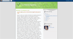 Desktop Screenshot of lahistoriaargentina.blogspot.com