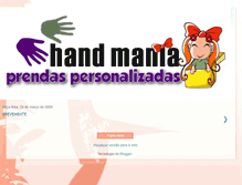 Tablet Screenshot of handmania-prendas.blogspot.com