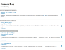 Tablet Screenshot of carzonen.blogspot.com