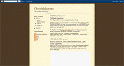 Desktop Screenshot of chocchiphopera.blogspot.com