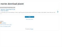 Tablet Screenshot of movie-downloads-planet.blogspot.com