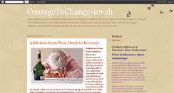 Desktop Screenshot of couragetochange-tovah.blogspot.com