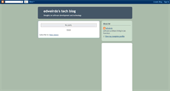 Desktop Screenshot of edweirdo.blogspot.com