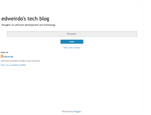 Tablet Screenshot of edweirdo.blogspot.com