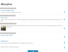 Tablet Screenshot of 4discipline.blogspot.com