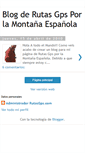 Mobile Screenshot of elblogderutasgps.blogspot.com