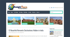 Desktop Screenshot of delighttoursindia.blogspot.com