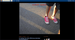 Desktop Screenshot of almost-jtg-human.blogspot.com