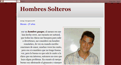 Desktop Screenshot of hombres-solteros.blogspot.com