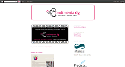 Desktop Screenshot of condimenta.blogspot.com