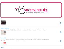 Tablet Screenshot of condimenta.blogspot.com