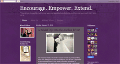 Desktop Screenshot of encourageempowerextend.blogspot.com