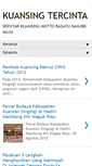 Mobile Screenshot of kuansing-tercinta.blogspot.com