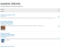 Tablet Screenshot of kuansing-tercinta.blogspot.com