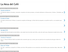 Tablet Screenshot of lamesadelcafe.blogspot.com